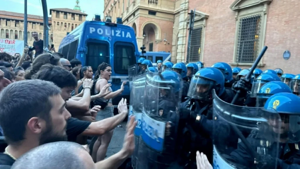 Dozens hurt in Italian city after protests over death of Moroccan migrant under police restraint
