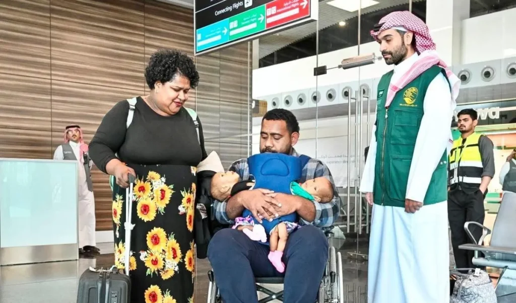 Saudi Arabia receives conjoined Fijian twins for possible separation surgery