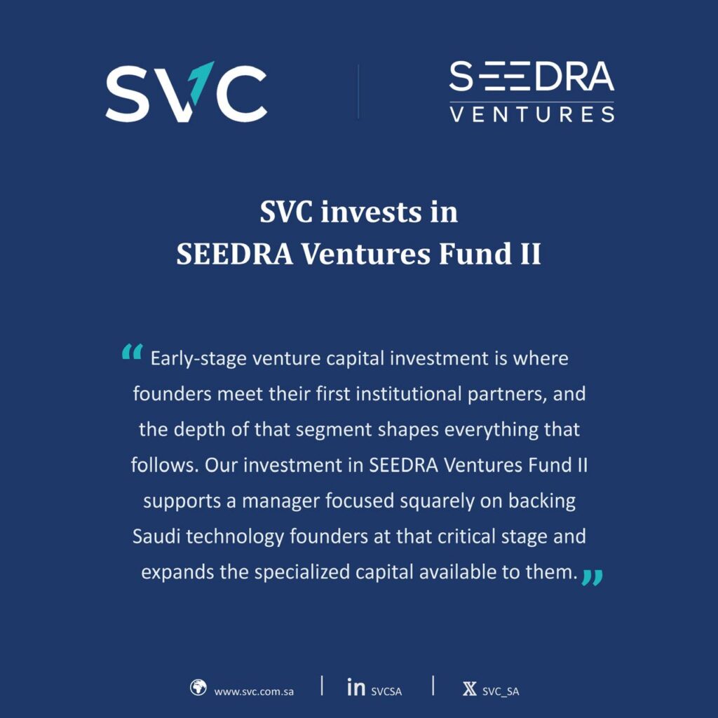 Saudi Venture Capital invests in SEEDRA Ventures Fund II