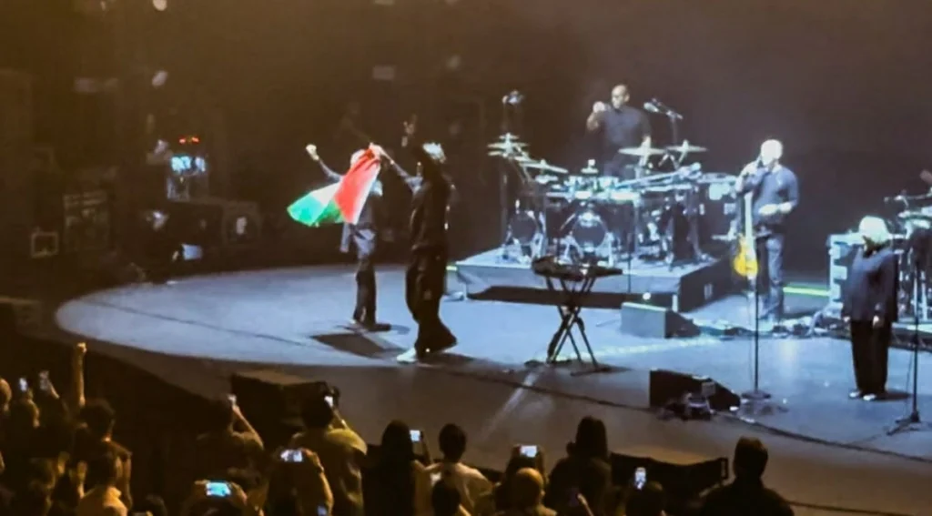 UK band Massive Attack speak out after ban in Singapore over Palestine flag