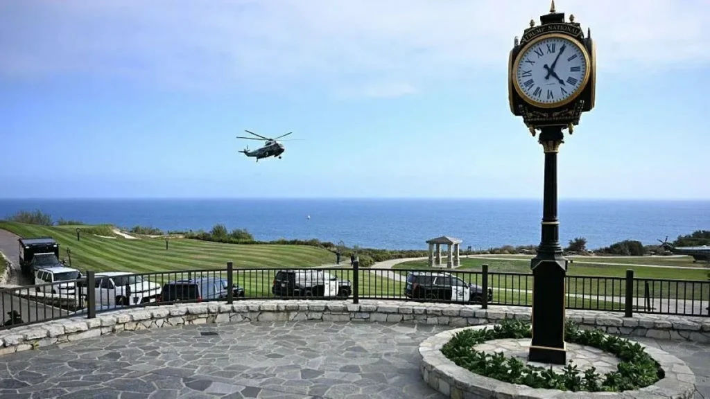 Armed man arrested near Trump’s California golf course