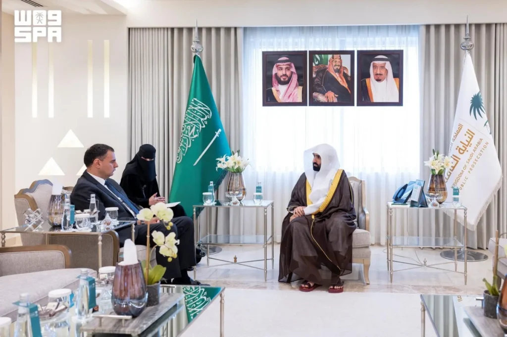 Attorney General meets Georgian ambassador to Saudi Arabia