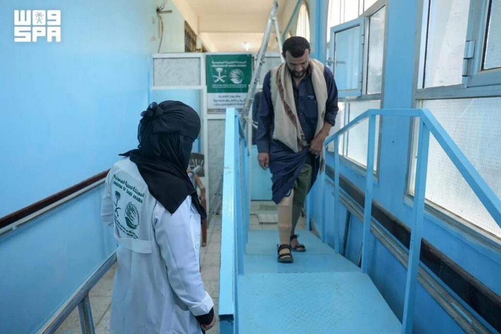 KSrelief-Backed Prosthetics Center in Marib Provides Services to 614 Beneficiaries in July