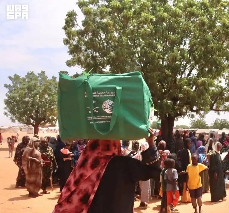 KSrelief Distributes 300 Shelter Kits in Sudan’s White Nile State