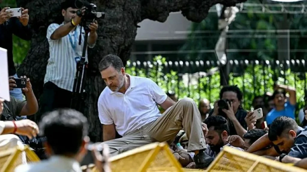 India detains opposition lawmakers protesting against election chief