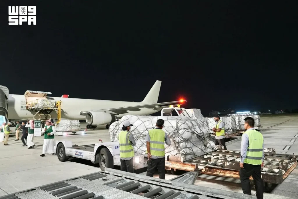 Saudi relief plane lands in Nepal to succor flood victims